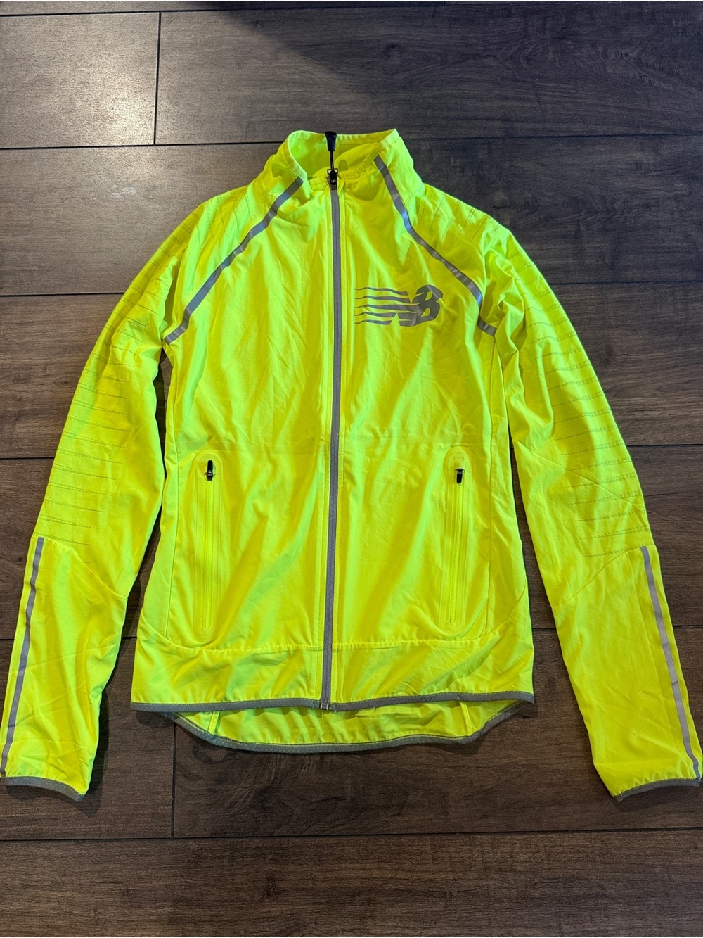 New Balance Neon Yellow Reflective Running Jacket